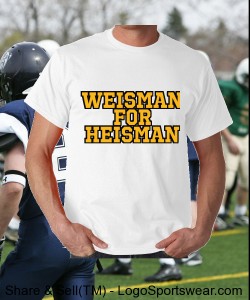 Weisman for Heisman Design Zoom